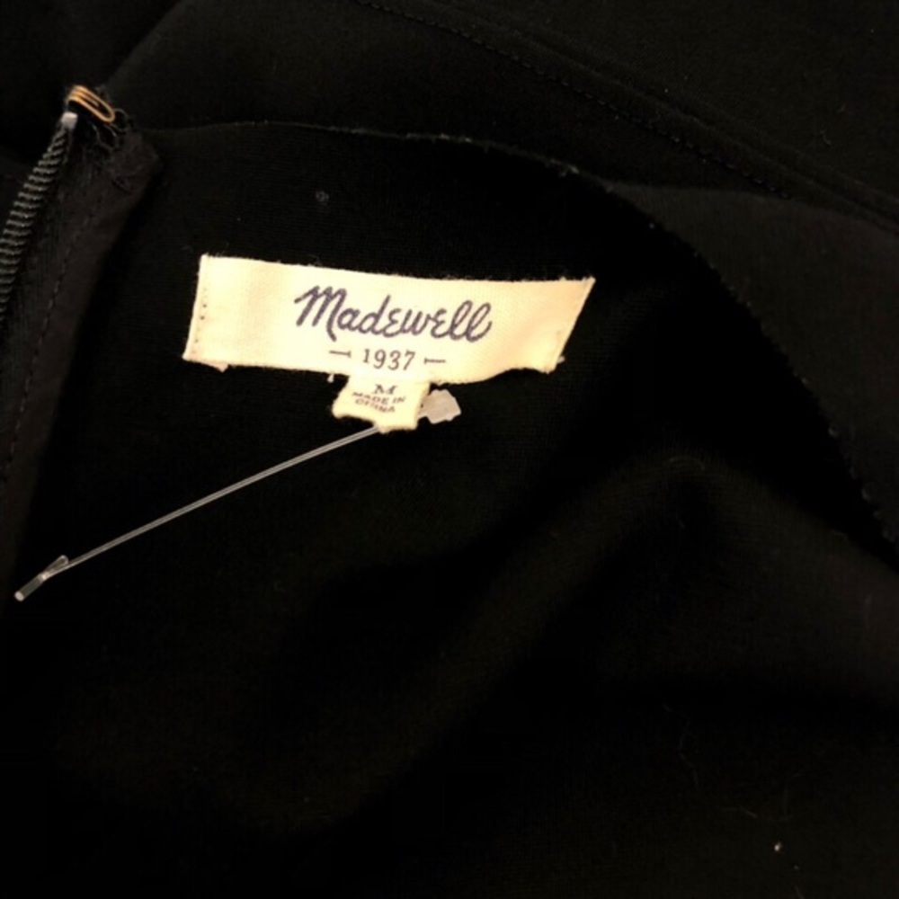 MADEWELL M BLACK SILHOUETTE DRESS - Picture 5 of 5